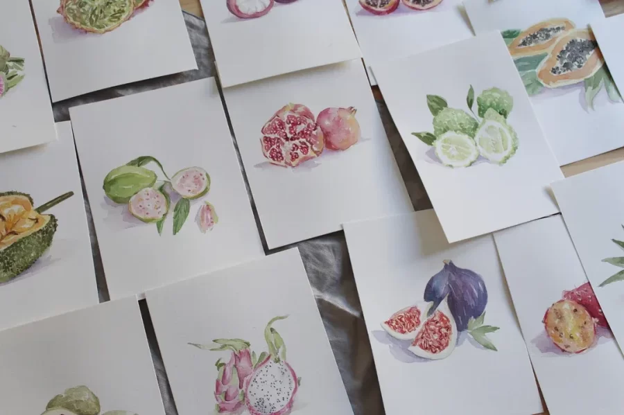 Colección mesero FRUTAS TROPICALES - Imagen 4