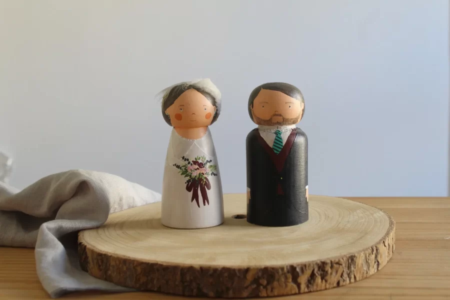 Pegdolls pareja granate