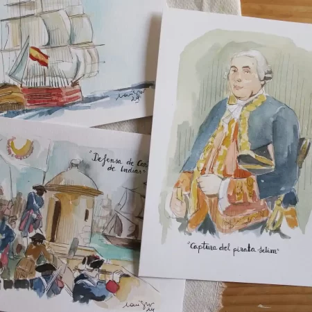 Colección mesero BATALLAS NAVALES
