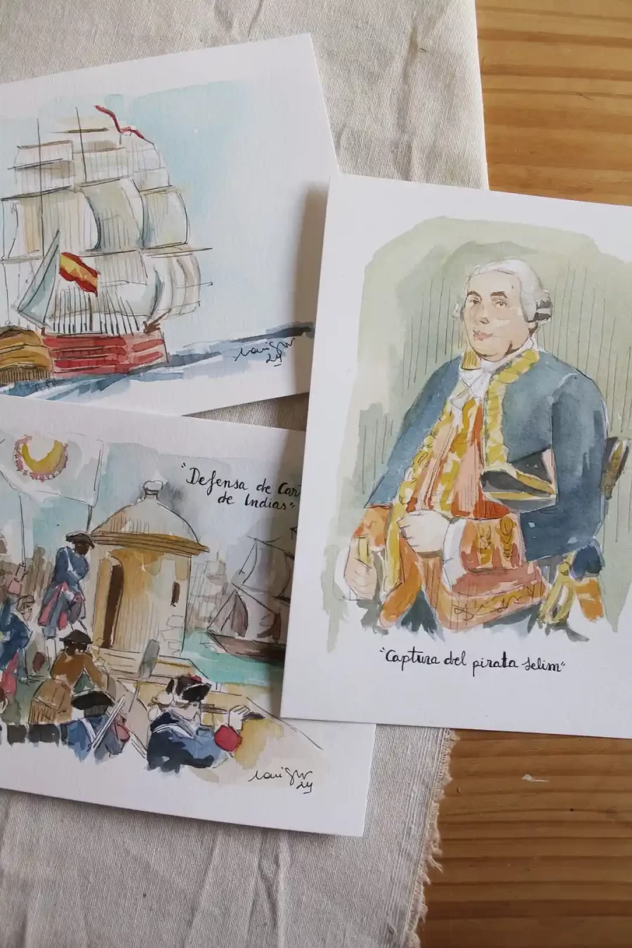 Colección mesero BATALLAS NAVALES