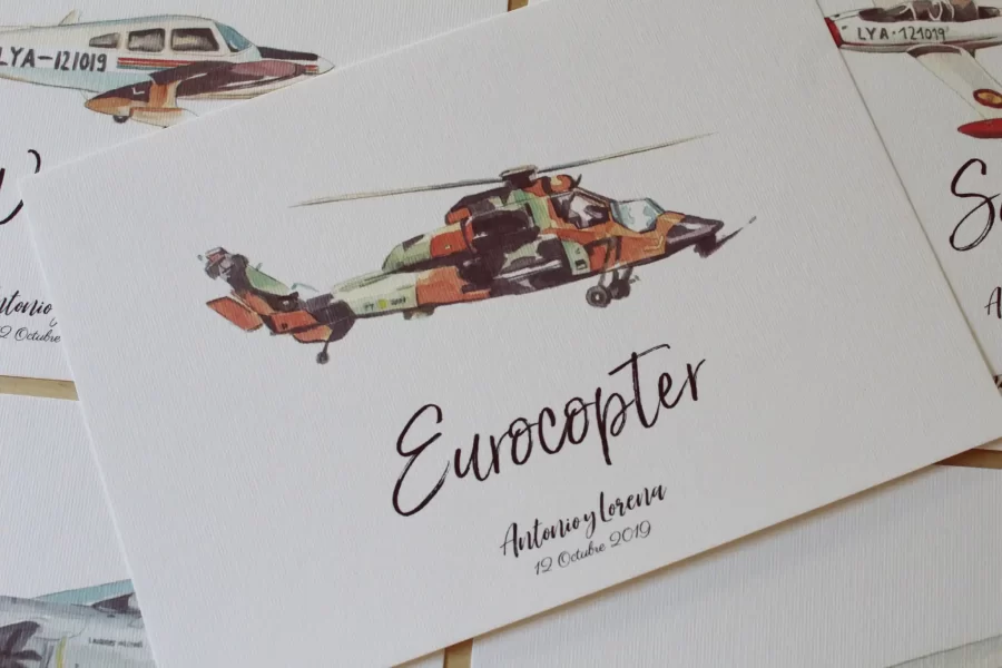 Colección mesero AVIONES